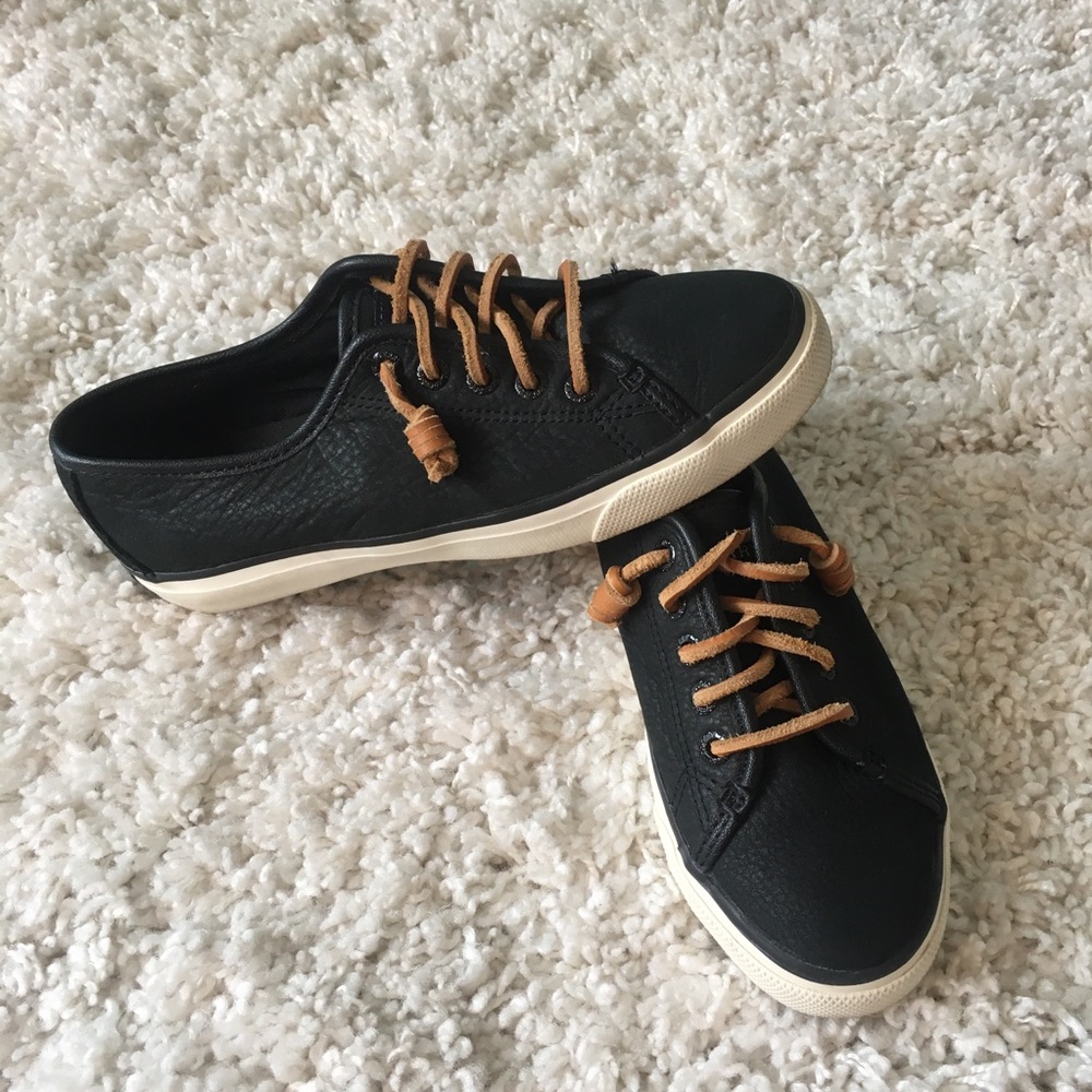 Sperry women’s leather slip on sneakers